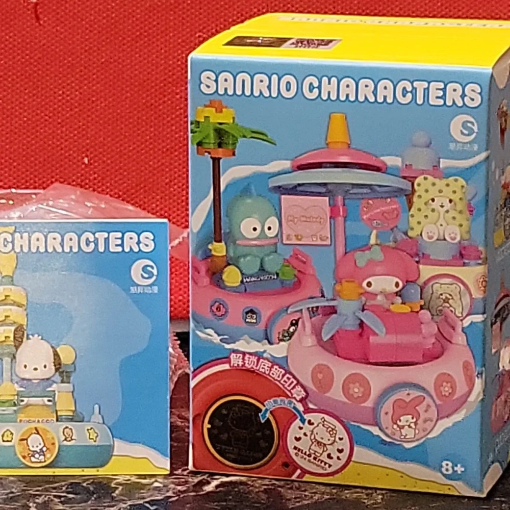 Sanrio Characters Nautical Adventure Building Blocks & Boat Stamp Series